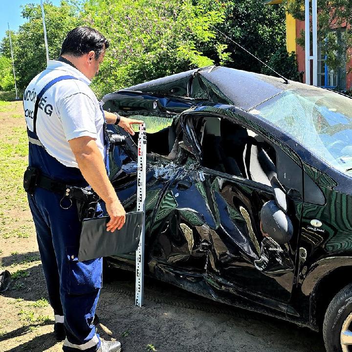 Tarolt egy tehervonat Tiszaalpárnál, helyszíni fotókon a durva baleset nyomai