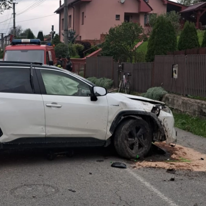 Ittas nő zúzta le egy családi ház kerítését, fotón a rombolása