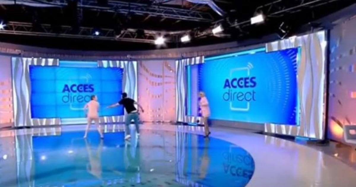 Tények Visszatért a téglával dobálózó meztelen nő a TV székházhoz Videó